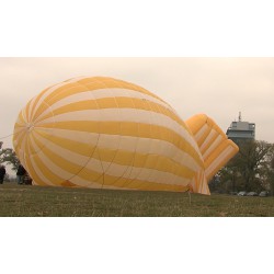 ČR - vzducholoď - nafukování - let
