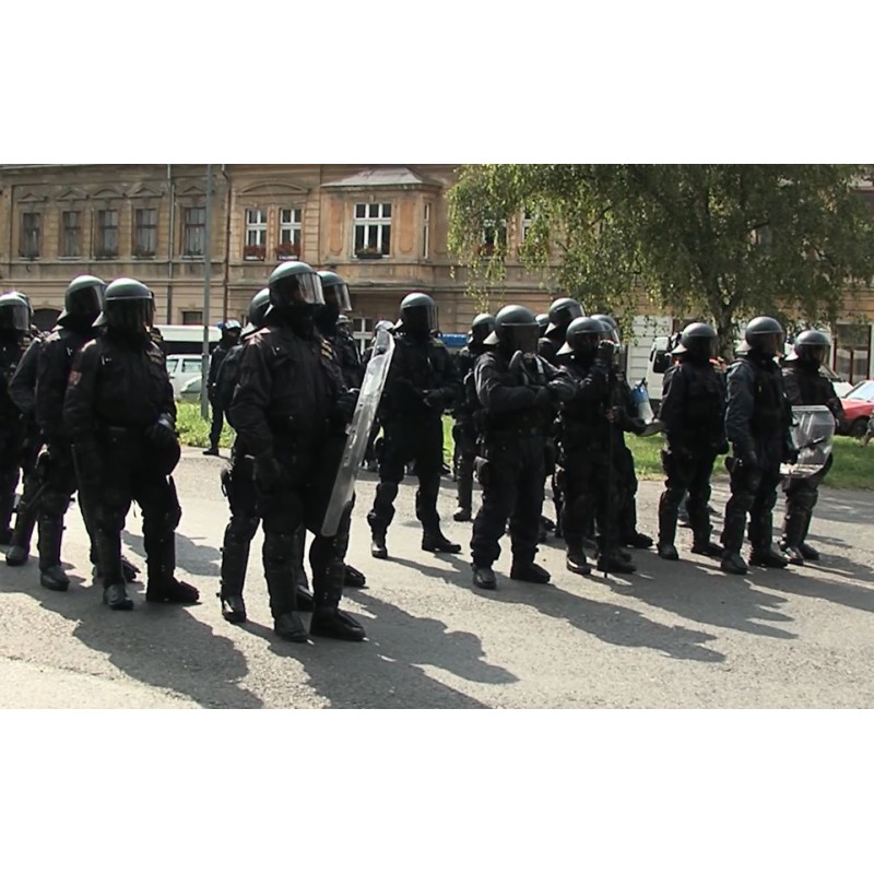  ČR - Brno - Romové - protesty - neonacisté