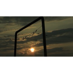ČR - Praha - západ slunce - tramvaje