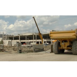 ČR - hala - stavba - stavební stroje