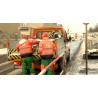 CR - Prague - weather - winter - gravel pouring