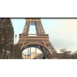 France - Paris - Eiffel tower - tourists