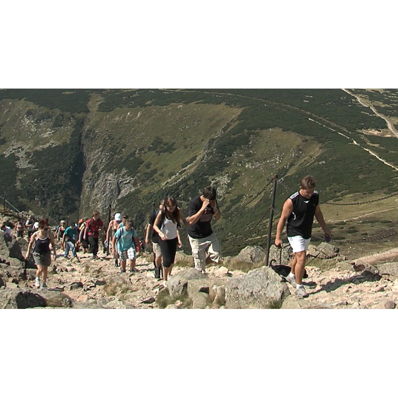 ČR - Krkonoše - Pec pod Sněžkou - Sněžka - turisté