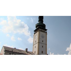 ČR - Litovel - věžní hodiny - obloha - časosběr - 1000x zrychleno
